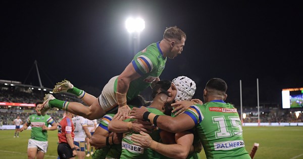 Canberra clinical as Raiders roll on to fifth straight win