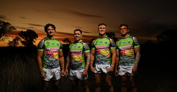 Representing Family and Culture - Raiders Indigenous players embrace Indigenous Round