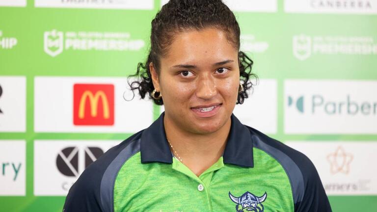 Canberra Raiders NRLW recruit Zahara Temara. Picture by Sitthixay Ditthavong