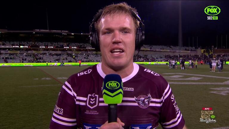Jake Trbojevic after win over Canberra | Sunday Night with Matty Johns