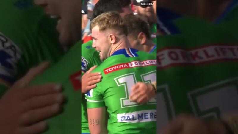VIDEO: NRL's most-watched tries (48): Kris finishes a Raiders special! #shorts