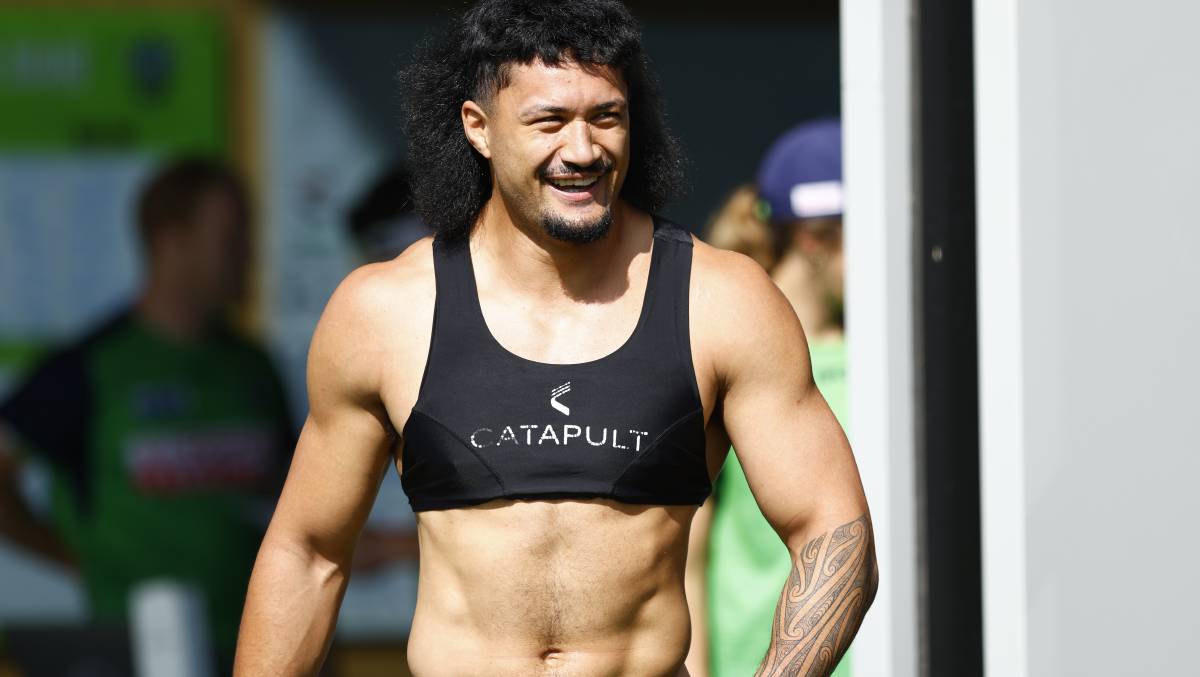 Canberra Raiders' Corey Harawira-Naera. Picture by Keegan Carroll