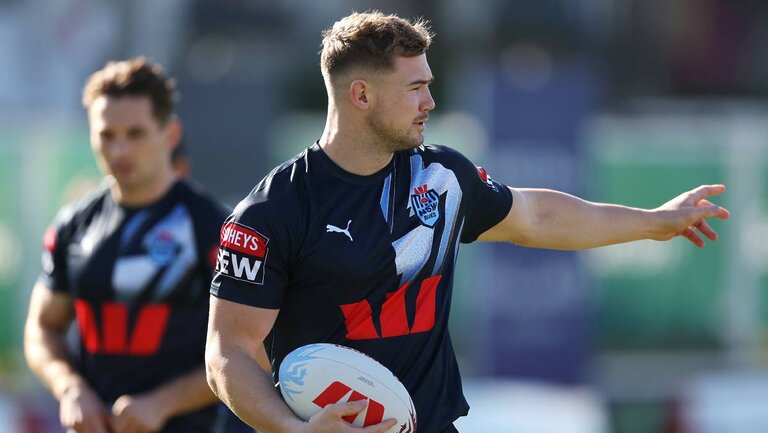 Blues second-rower Hudson Young wants to show everyone, including himself, what he's capable of on the Origin stage. Picture Getty Images