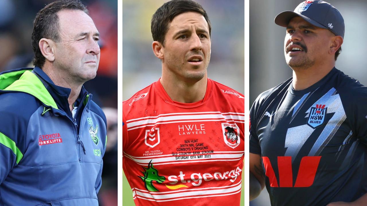 NRL 2023: Alex McKinnon column, St George Illawarra Dragons, Ben Hunt, Shane Flanagan, NSW Blues, Latrell Mitchell, Nicho Hynes, Ricky Stuart, Canberra Raiders