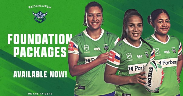 NRLW Foundation Packages: Secure yours now!