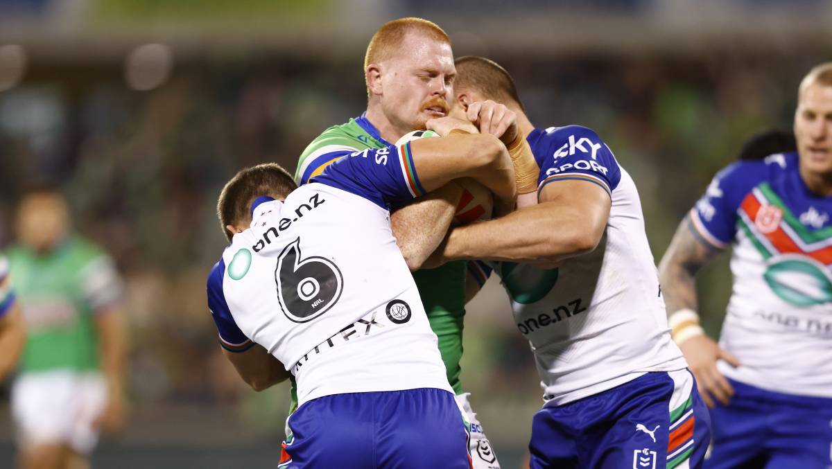 Raiders lock Corey Horsburgh has been named 19th man for Queensland. Picture by Keegan Carroll