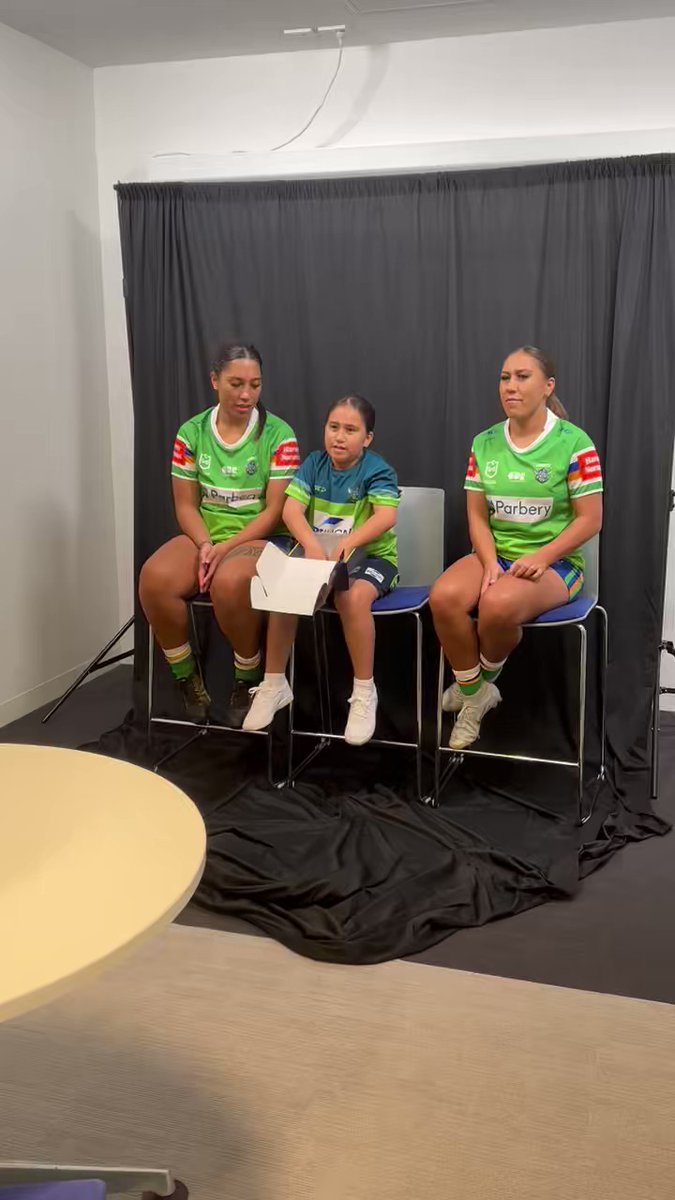 Nevaeh was the star of #NRLW content day  #WeAreRaiders ...