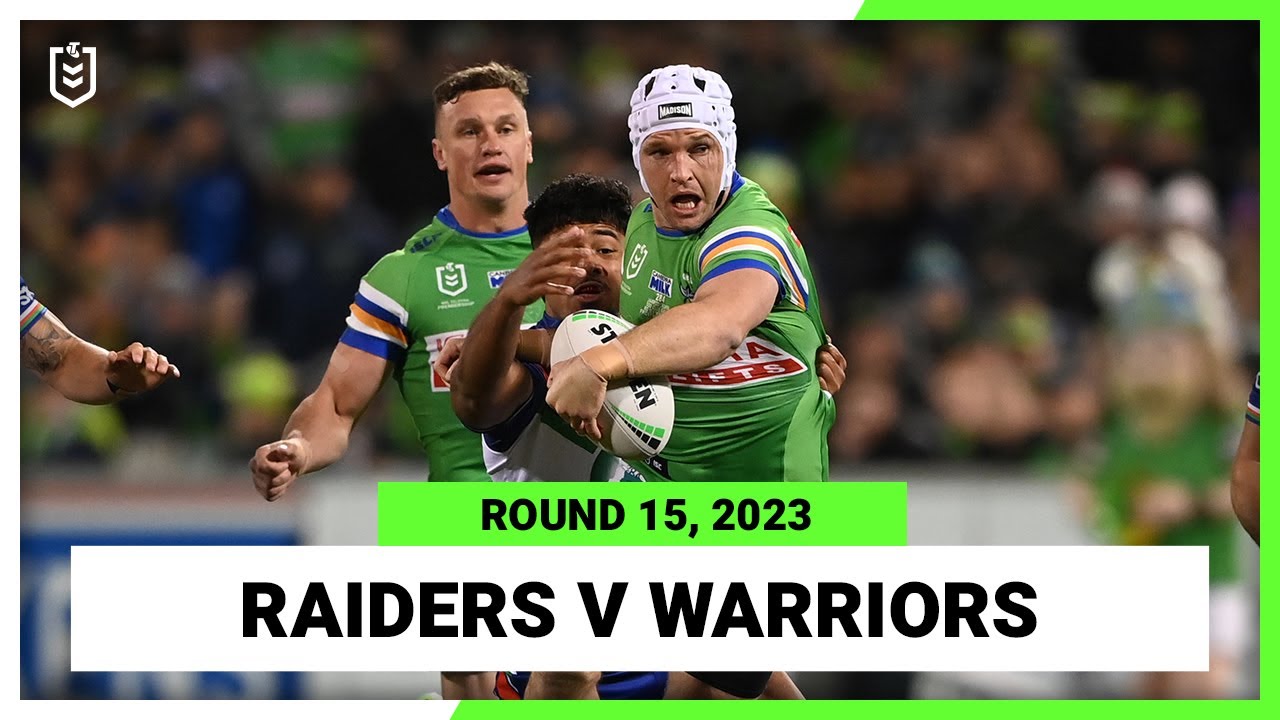 VIDEO | Canberra Raiders v New Zealand Warriors | NRL Round 15 | Full Match Replay