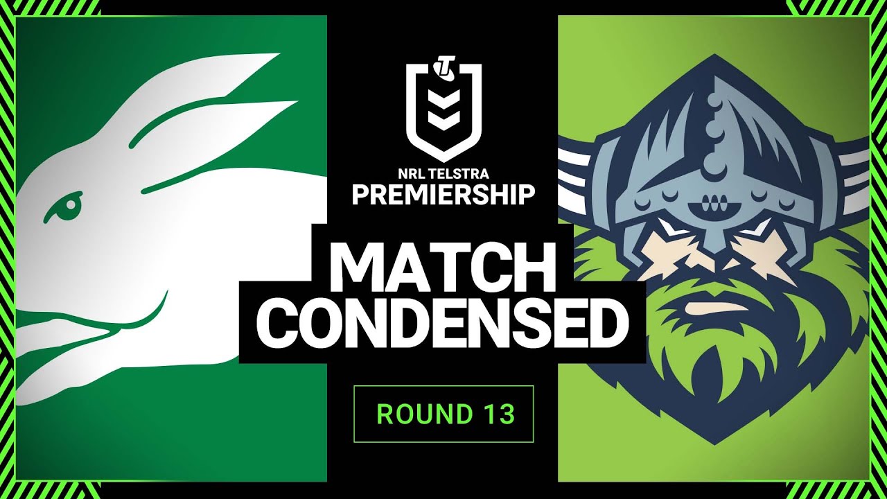 NRL 2023 | South Sydney Rabbitohs v Canberra Raiders | Condensed Match, Round 13