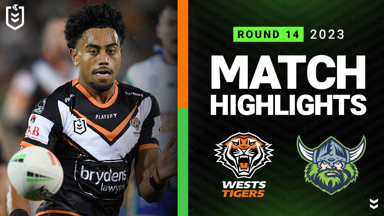 VIDEO | NRL 2023 | Wests Tigers v Canberra Raiders | Match Highlights