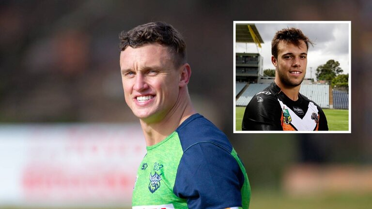 Jack Wighton, left, and inset, Luke Brooks. Pictures by Elesa Kurtz, Anna Warr