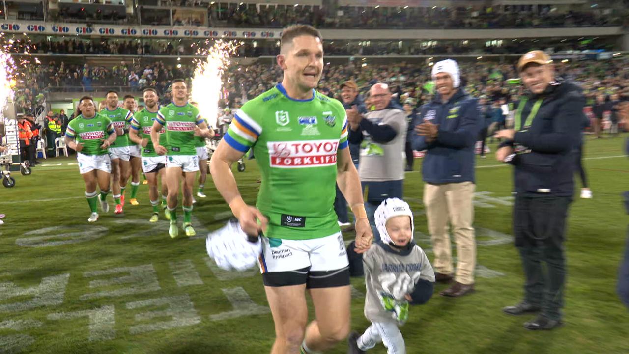 ‘The crowd rises’: Emotional scenes as Croker runs out for 300th in Canberra