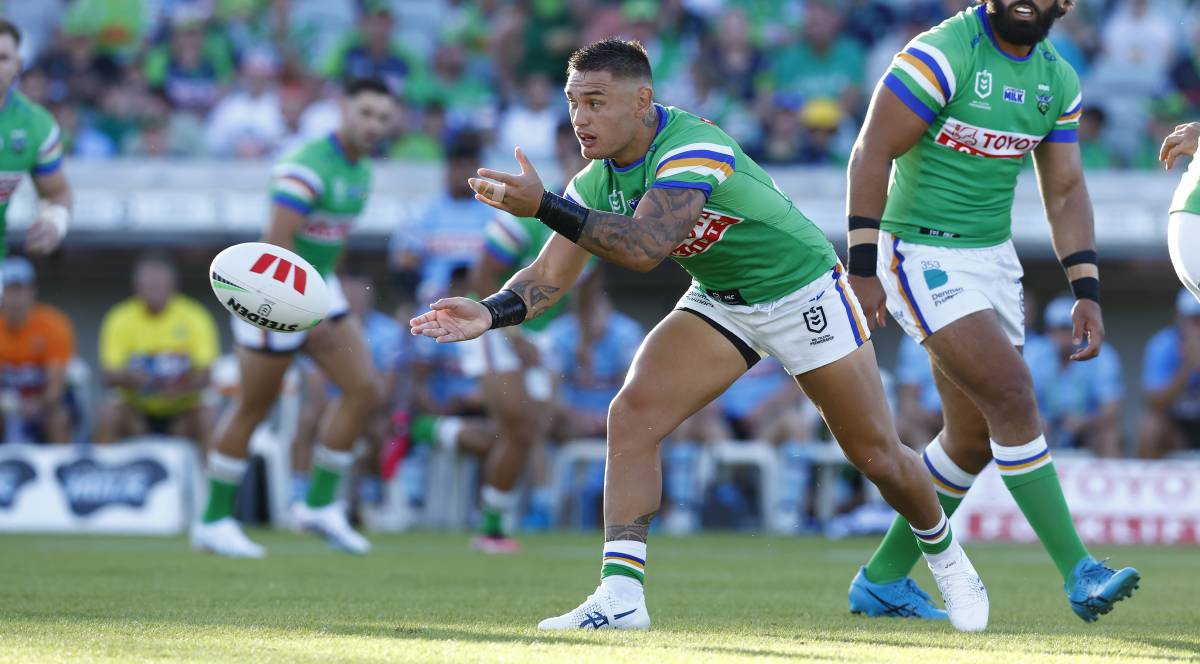 Canberra Raiders hooker Danny Levi. Picture by Keegan Carroll