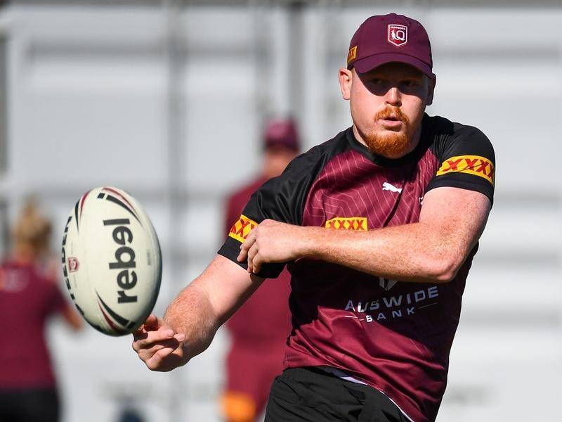 Canberra's Corey Horsburgh (pic) is in line to replace the injured Tom Flegler in Qld's Origin team. (Jono Searle/AAP PHOTOS)