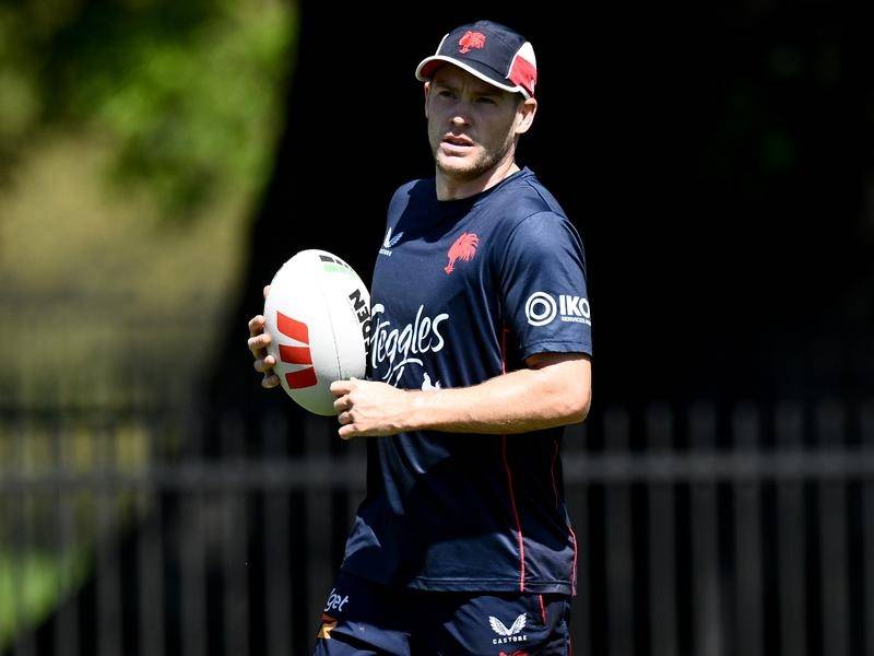 Luke Keary is one of the first players to speak to journalists since the RLPA's media strike call. (Dan Himbrechts/AAP PHOTOS)