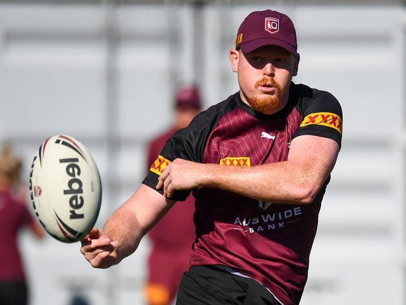 Canberra forward Corey Horsburgh will make his Queensland debut in game three of the Origin series. (Jono Searle/AAP PHOTOS)