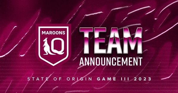 Horsburgh named in Queensland Maroons Game III Team