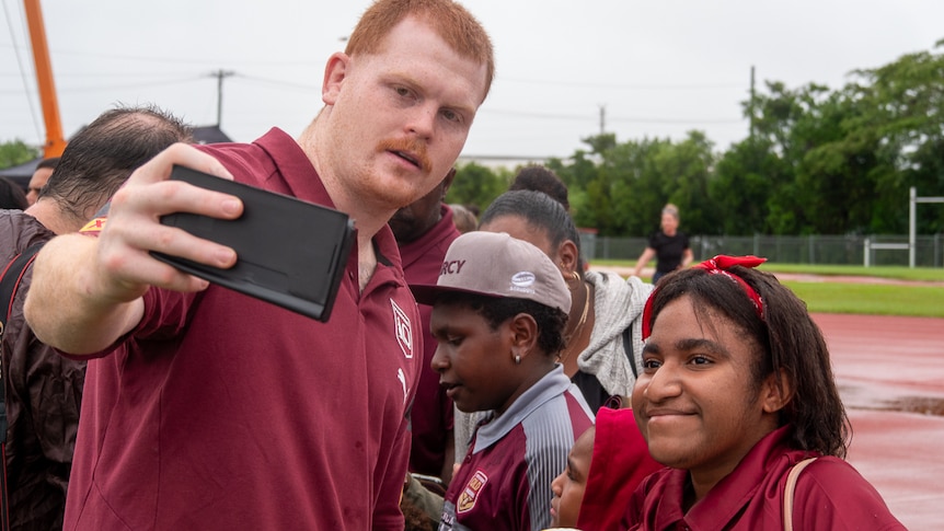 Queensland Origin debutant Corey Horsburgh living 'massive dream' as fans cheer their heroes in Cairns