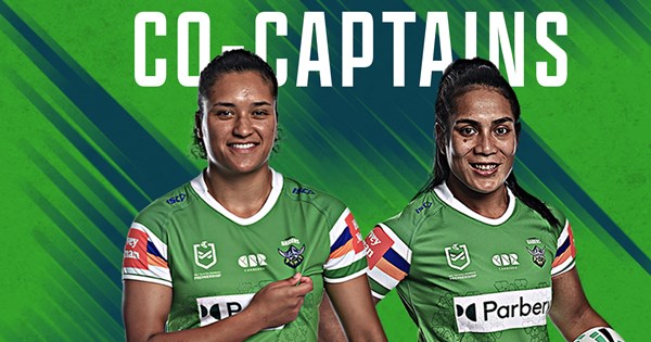 Raiders name Taufa and Temara as inaugural NRLW co-captains