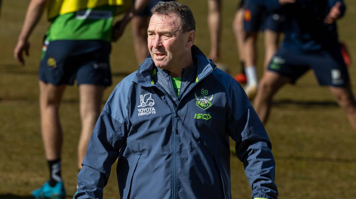 Canberra Raiders coach Ricky Stuart. Picture by Gary Ramage