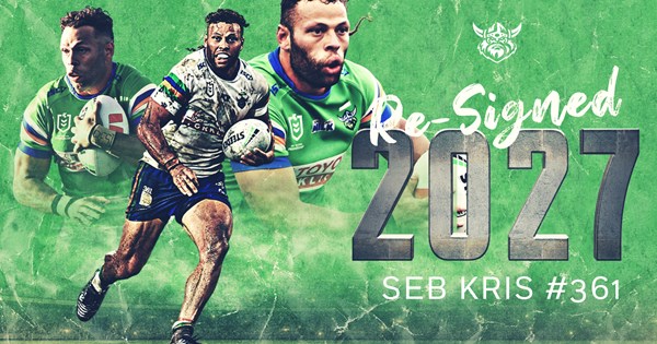 Sebastian Kris Re-Signs with the Raiders