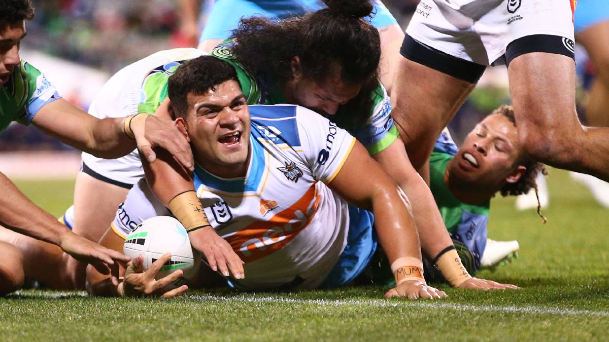 David Fifita is in the Raiders' sights. Picture Getty Images