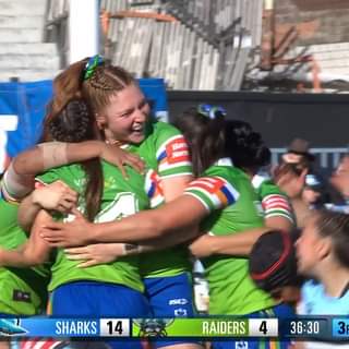 Emma shows her speed to score in her #NRLW debut!...