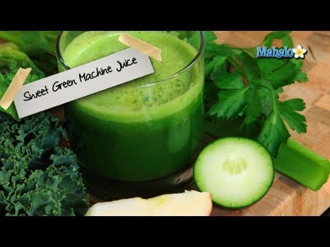 How to Make Sweet Green Machine Juice