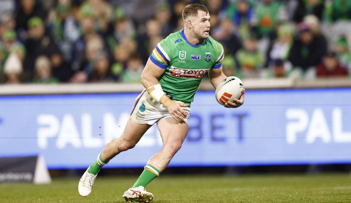 Canberra Raiders star Hudson Young. Picture by Keegan Carroll