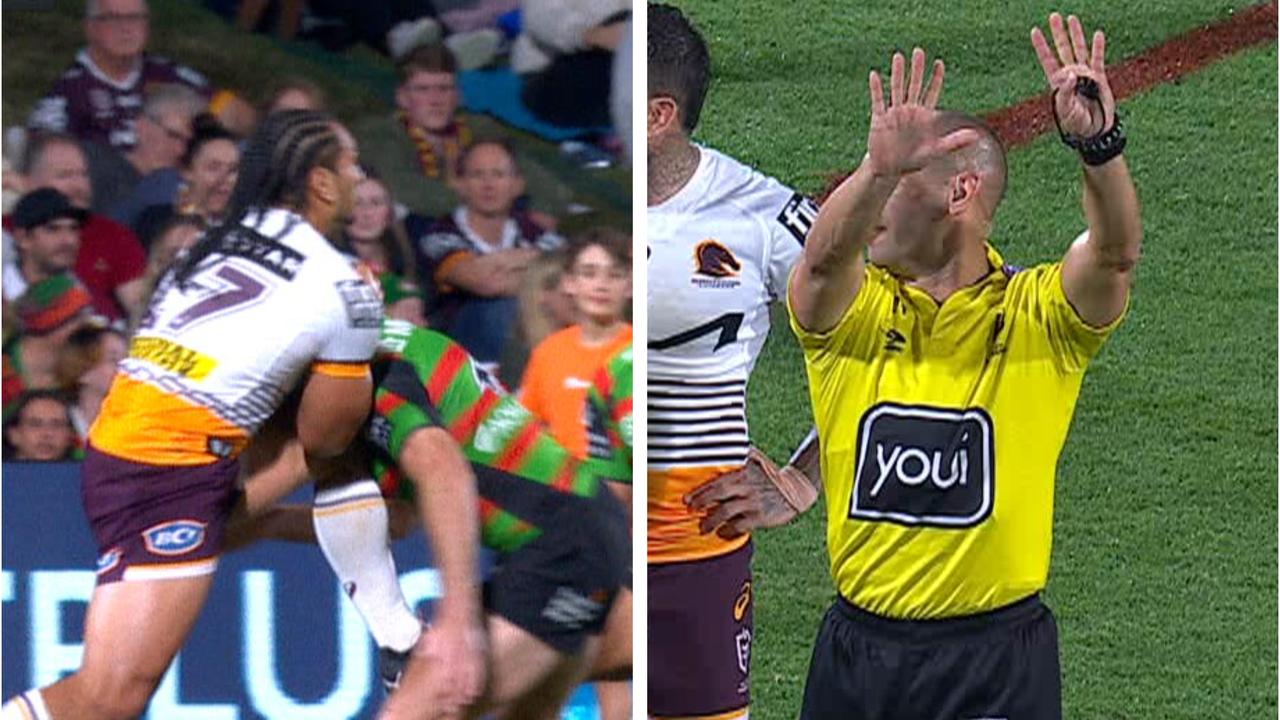 ‘Gone for a long time’: Taupau’s ‘dumb’ brain explosion as NRL warning revealed