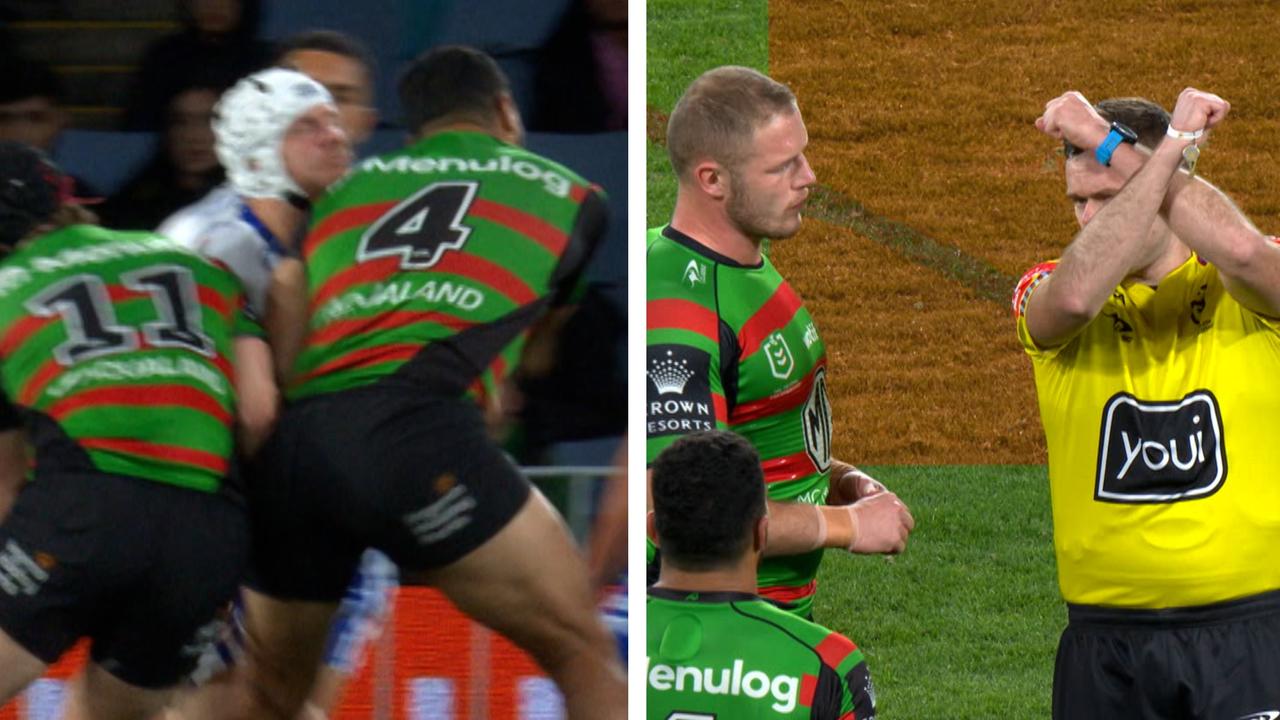 ‘We can’t get a fair crack’: Souths blow up over ‘manufactured’ sin bin as Demetriou slams Bunker