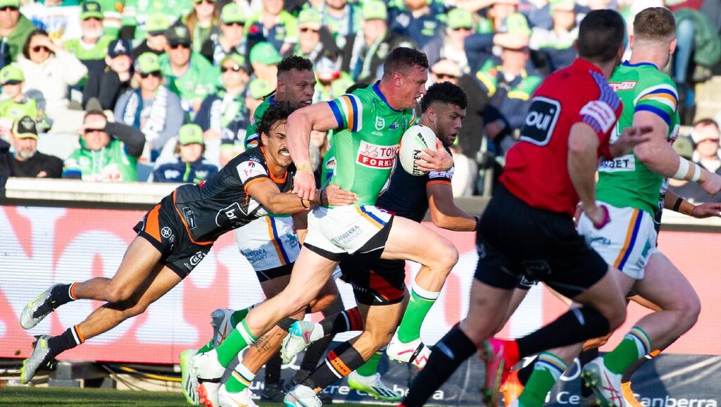 Raiders five-eighth Jack Wighton. Picture by Elesa Kurtz