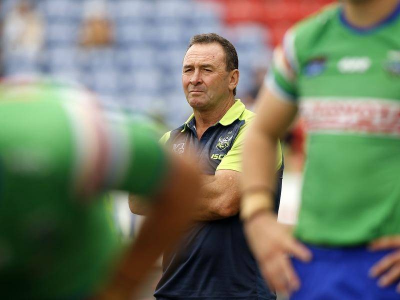 Coach Ricky Stuart insists teenager Ethan Strange is ready to stake his Canberra claim in the NRL. (Darren Pateman/AAP PHOTOS)