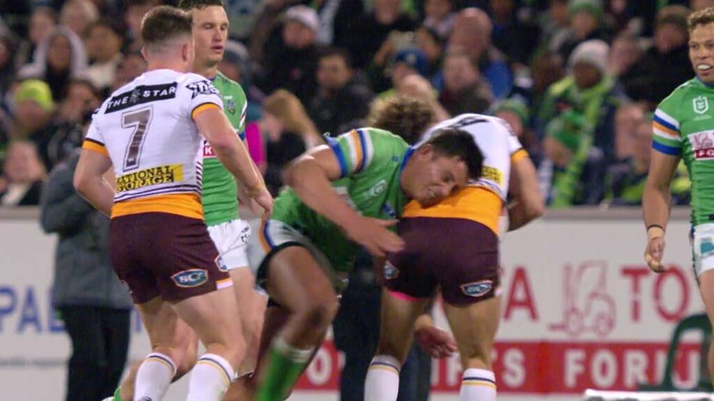 Raiders' Tapine delivers massive hit on NRL's Walsh, reveals motive