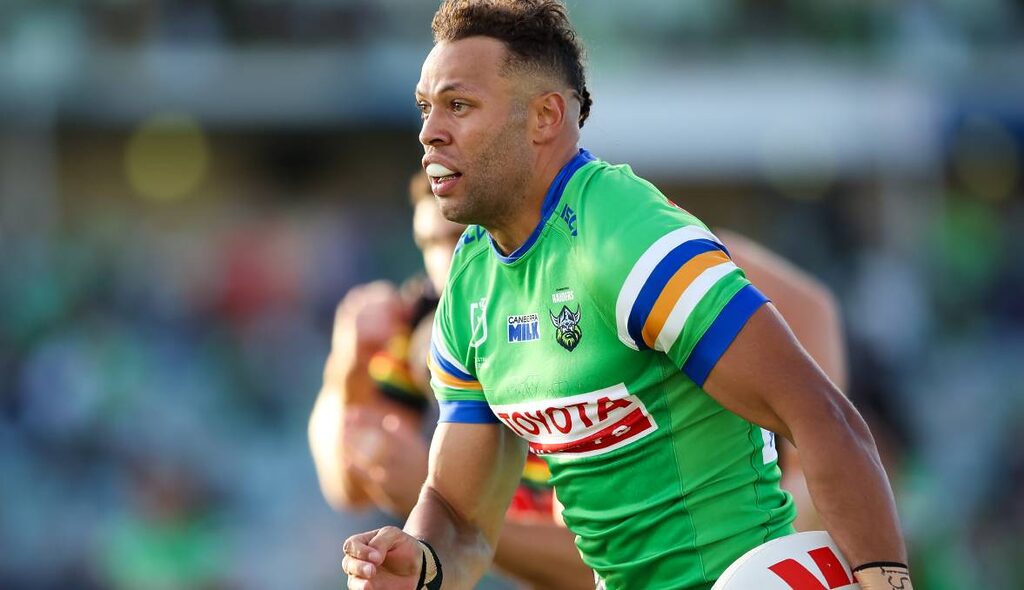 Canberra Raiders dangerman Sebastian Kris. Picture by Sitthixay Ditthavong