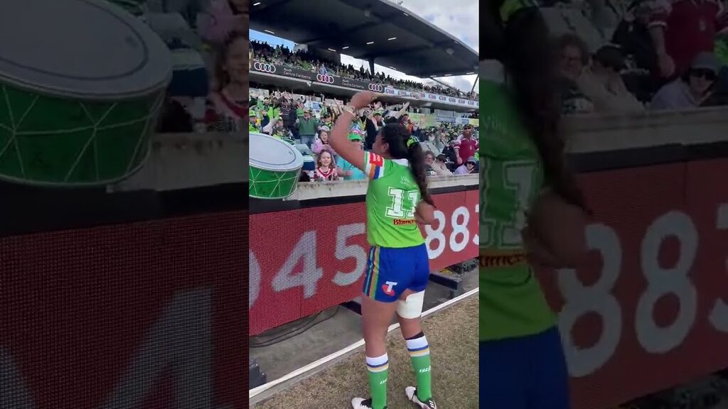VIDEO | Monalisa Soliola leads the Viking Clap