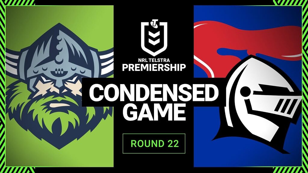 NRL 2023 | Canberra Raiders v Newcastle Knights | Condensed Match, Round 22