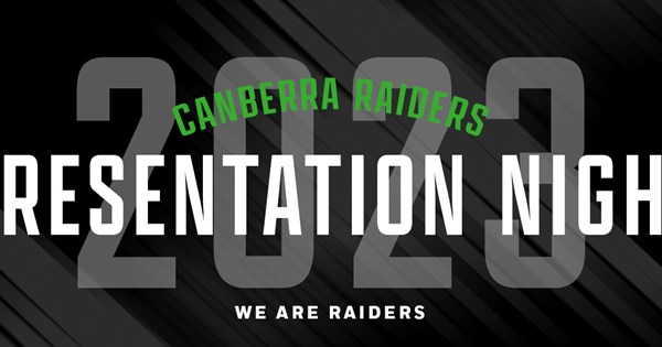 2023 Canberra Raiders Presentation Night Blog