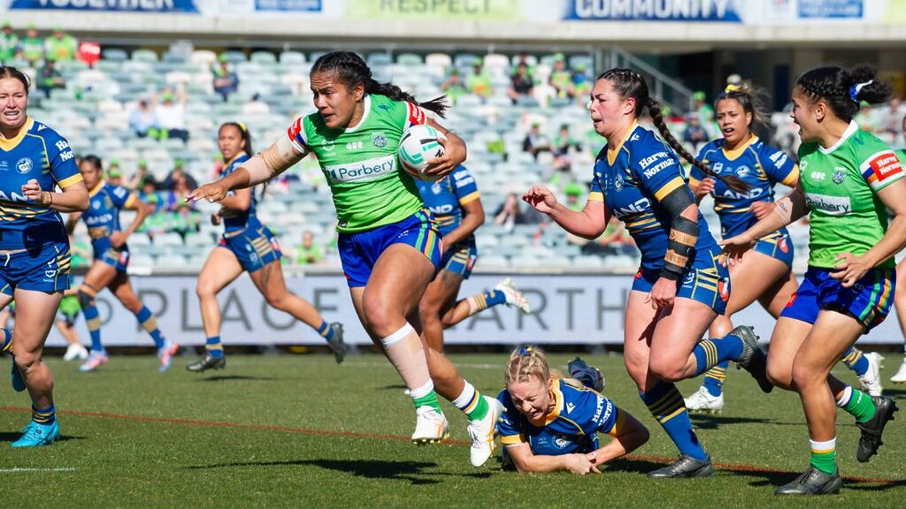 Raiders co-captain Simaima Taufa says their NRLW finals destiny is in their own hands. Picture by Elesa Kurtz