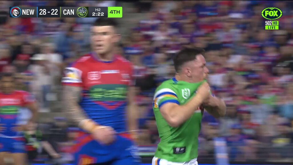 VIDEO | Raiders score incredible try to force extra time in thriller with Knights