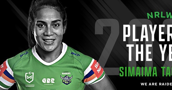 Taufa named inaugural NRLW Player of the Year