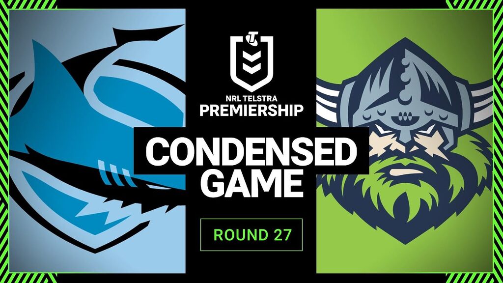 VIDEO | NRL 2023 | Cronulla-Sutherland Sharks v Canberra Raiders | Condensed Match, Round 27