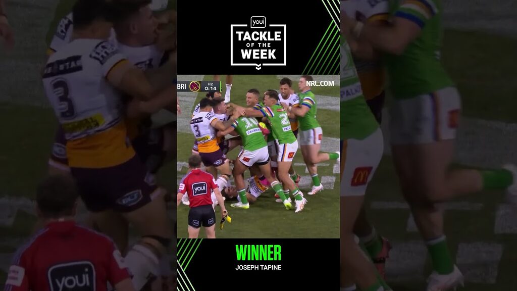 VIDEO | Time for Tapine 🤯 #nrl #shorts #canberraraiders