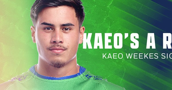 Kaeo Weekes signs with the Raiders