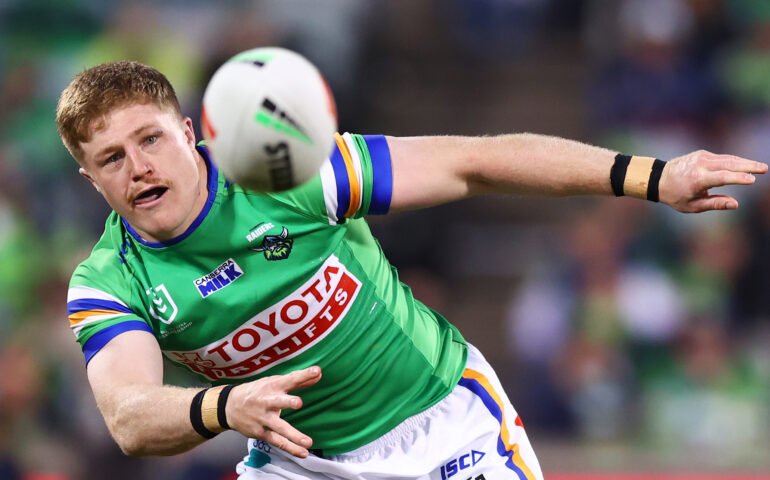 Canberra Raiders' number nine is poised to make a move to the Super League