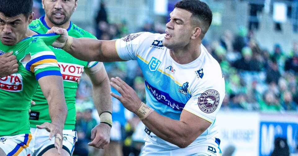 Gold coast Titans star David Fifita top of the Canberra Raiders' wish list