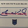 Junior Paulo SIGNED Rugby League NSW Blues State of Origin Card Eels Raiders NRL