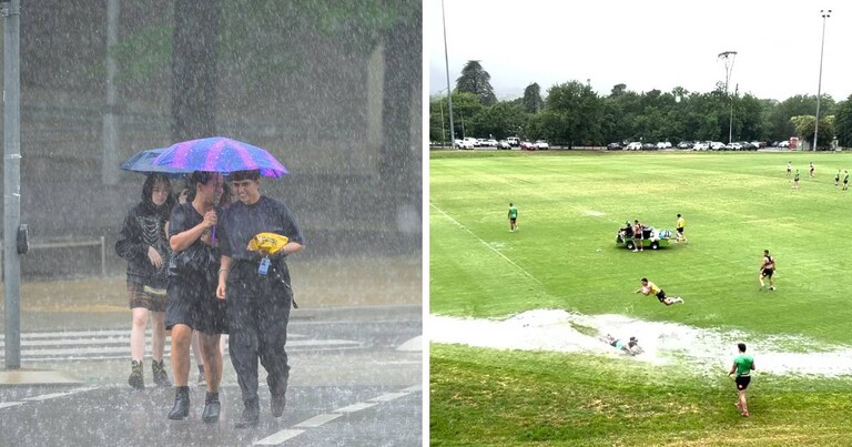 Rain forces decision on whether to close ACT sports fields