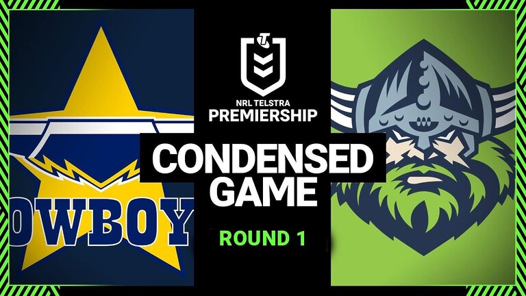 VIDEO | NRL 2023 | North Queensland Cowboys v Canberra Raiders | Condensed Match, Round 1