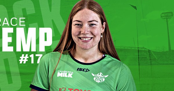 Grace Kemp to remain a Raider in 2024